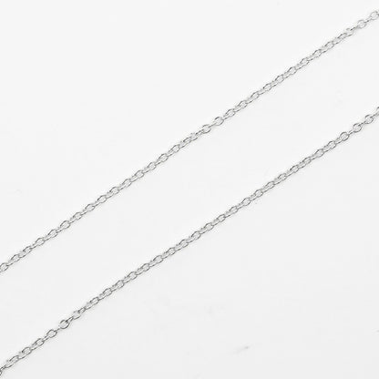 Tiffany&Co. Necklace Silver925, Rubedo Metal Silver 1837 Interlocking Circle