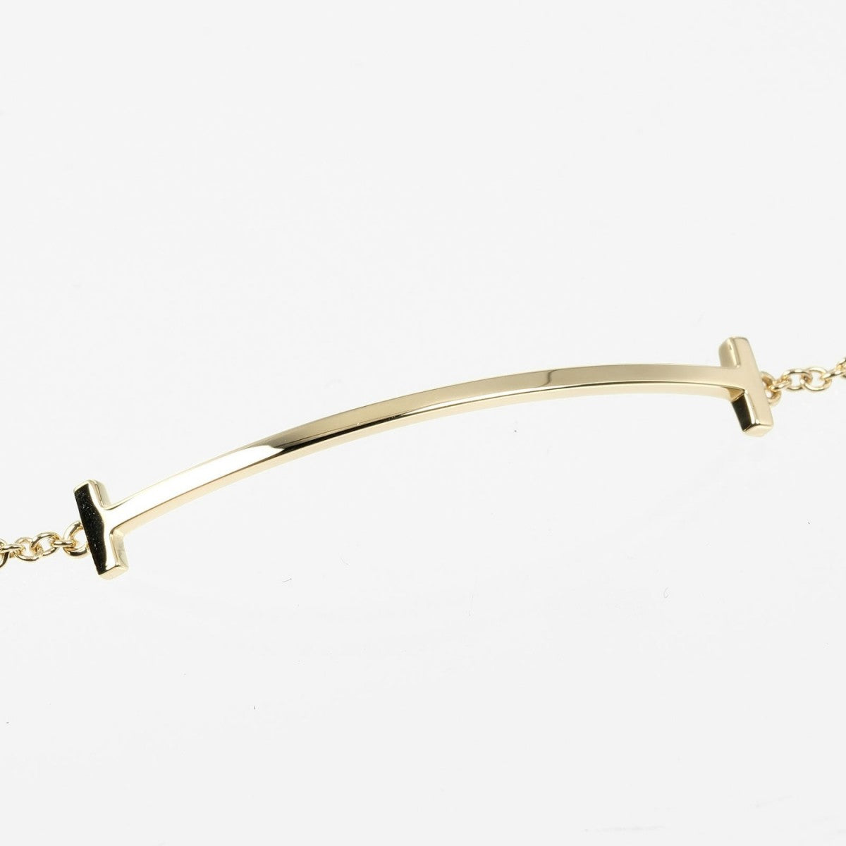 Tiffany&Co. Bracelet K18 Yellow Gold Gold T Smile