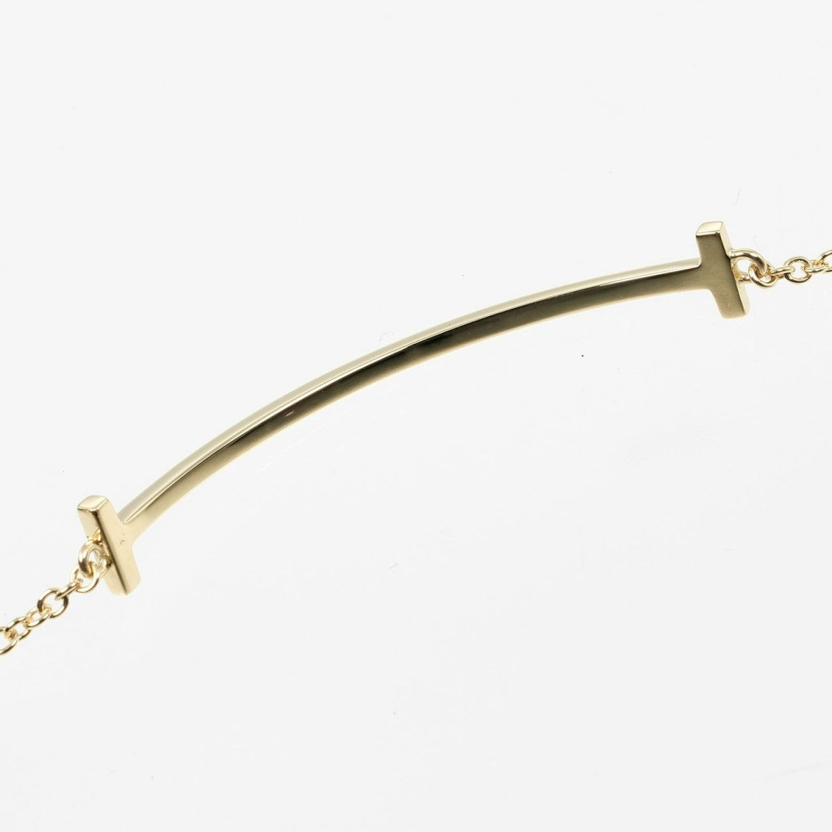 Tiffany&Co. Bracelet K18 Yellow Gold Gold T Smile
