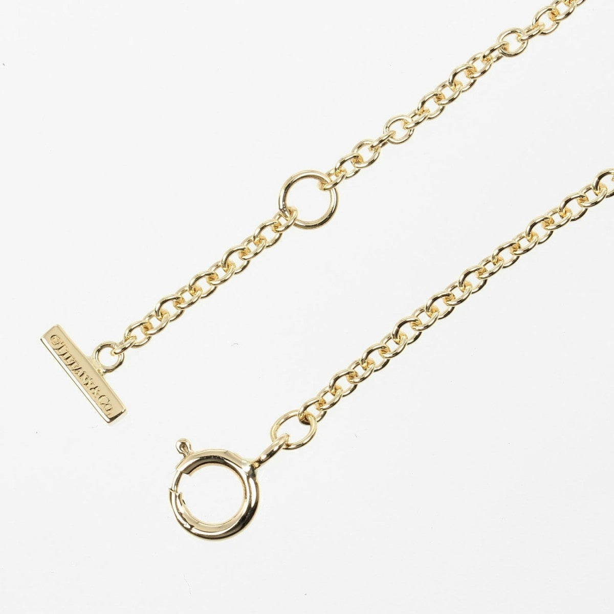 Tiffany&Co. Bracelet K18 Yellow Gold Gold T Smile