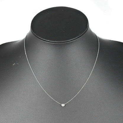 Tiffany&Co. Necklace Pt950Platinum Silver Top Width 0.2" By The Yard Women