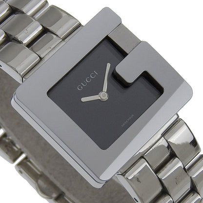 Gucci Watches Quartz 3600J Stainless Steel Silver G Watch Black Dial Women