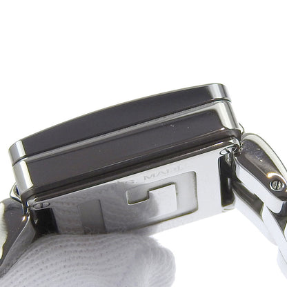 Gucci Watches Quartz 3600J Stainless Steel Silver G Watch Black Dial Women