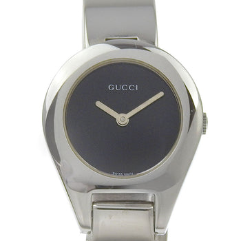 Gucci Watches Quartz 6700L Stainless Steel Silver Black Dial Women