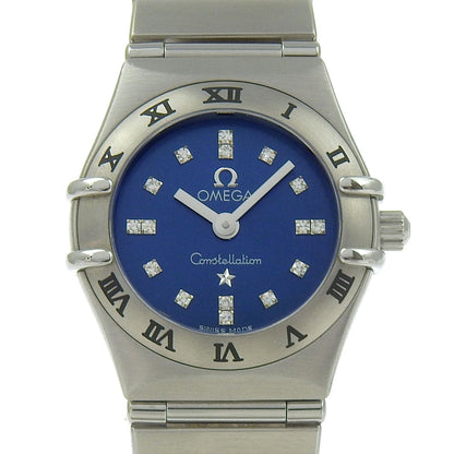 Omega Watches Quartz 1563.86 Stainless Steel, Diamond Silver Limited To 1999 Pieces Cindy Crawford