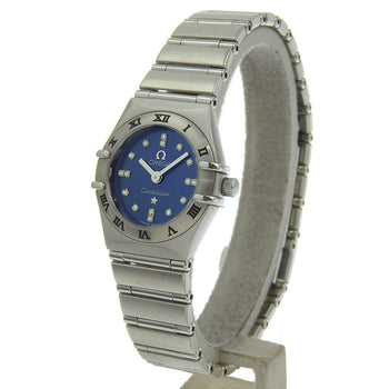 Omega Watches Quartz 1563.86 Stainless Steel, Diamond Silver Limited To 1999 Pieces Cindy Crawford