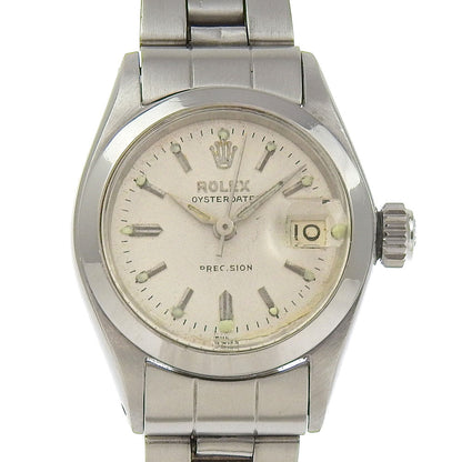 Rolex Watches Hand Winding 6406 Stainless Steel Silver Antique Around 1960 Oyster Date Silver Dial