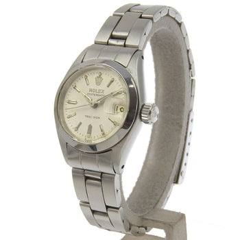 Rolex Watches Hand Winding 6406 Stainless Steel Silver Antique Around 1960 Oyster Date Silver Dial