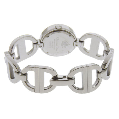 Dior Watches Quartz Cd022110 Stainless Steel Silver Maris Black Dial Women