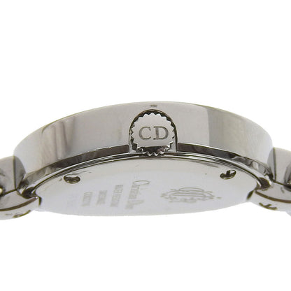 Dior Watches Quartz Cd022110 Stainless Steel Silver Maris Black Dial Women