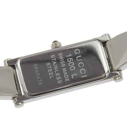 Gucci Watches Quartz 1500L Stainless Steel Silver Shell Pink Shell Dial Mens