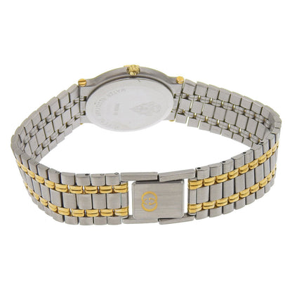 Gucci Watches Quartz 9000M Stainless Steel Silver Gold Dial Mens
