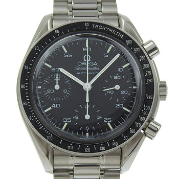 Omega Watches Mechanical Automatic 3510.50 Stainless Steel Silver Speedmaster Black Dial Mens