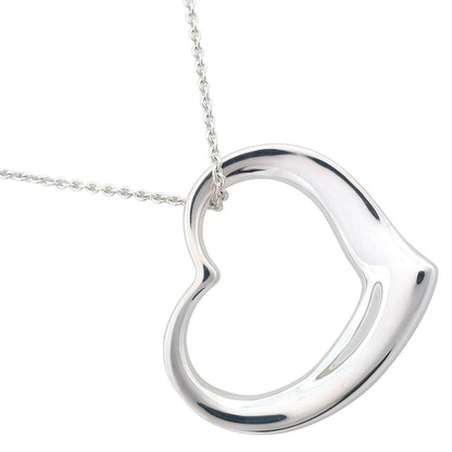 Tiffany&Co. Necklace Silver925 Silver Elsa Peretti Open Heart Large Women