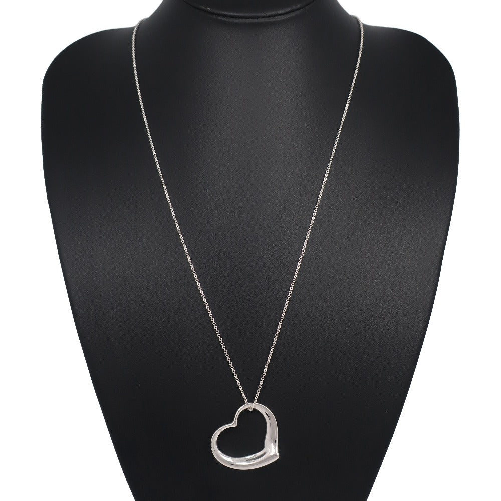 Tiffany&Co. Necklace Silver925 Silver Elsa Peretti Open Heart Large Women