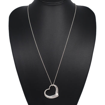 Tiffany&Co. Necklace Silver925 Silver Elsa Peretti Open Heart Large Women