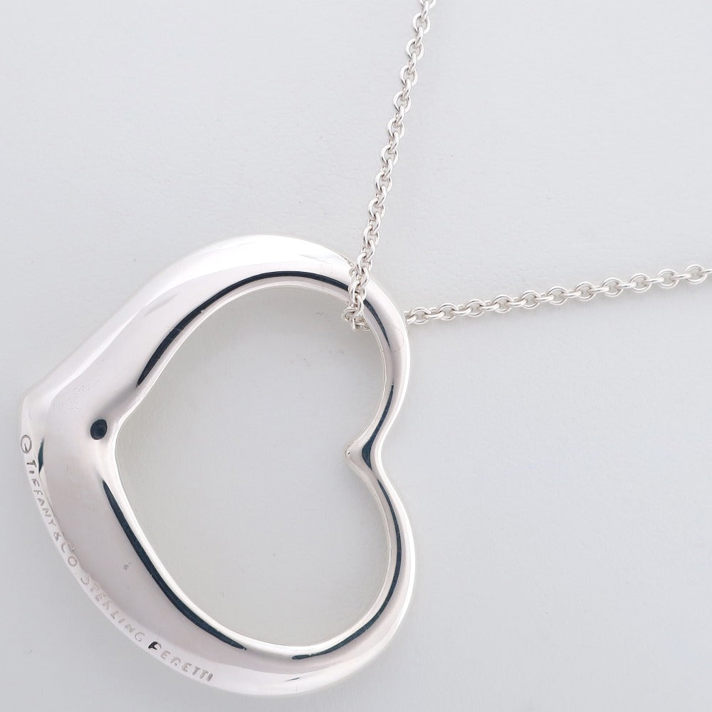 Tiffany&Co. Necklace Silver925 Silver Elsa Peretti Open Heart Large Women