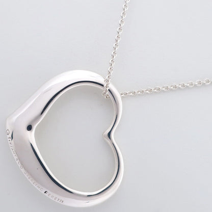 Tiffany&Co. Necklace Silver925 Silver Elsa Peretti Open Heart Large Women