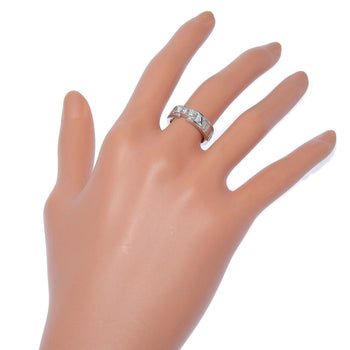Tiffany&Co. Ring K18 White Gold, Diamond Silver 3P Diamond Atlas Women
