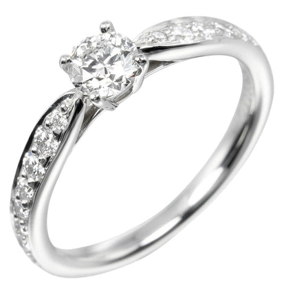 Tiffany&Co. Ring 0.25Ct Vvs2/G/2Ex/Vg Pt950Platinum, Diamond Clear Harmony Engagement Women