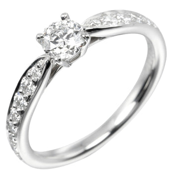 Tiffany&Co. Ring 0.25Ct Vvs2/G/2Ex/Vg Pt950Platinum, Diamond Clear Harmony Engagement Women