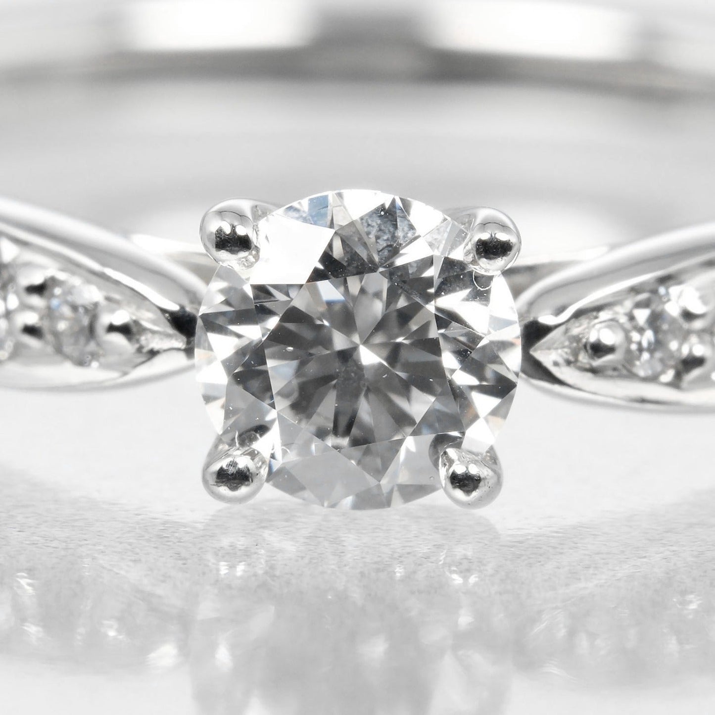 Tiffany&Co. Ring 0.25Ct Vvs2/G/2Ex/Vg Pt950Platinum, Diamond Clear Harmony Engagement Women