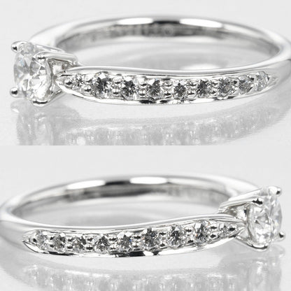 Tiffany&Co. Ring 0.25Ct Vvs2/G/2Ex/Vg Pt950Platinum, Diamond Clear Harmony Engagement Women