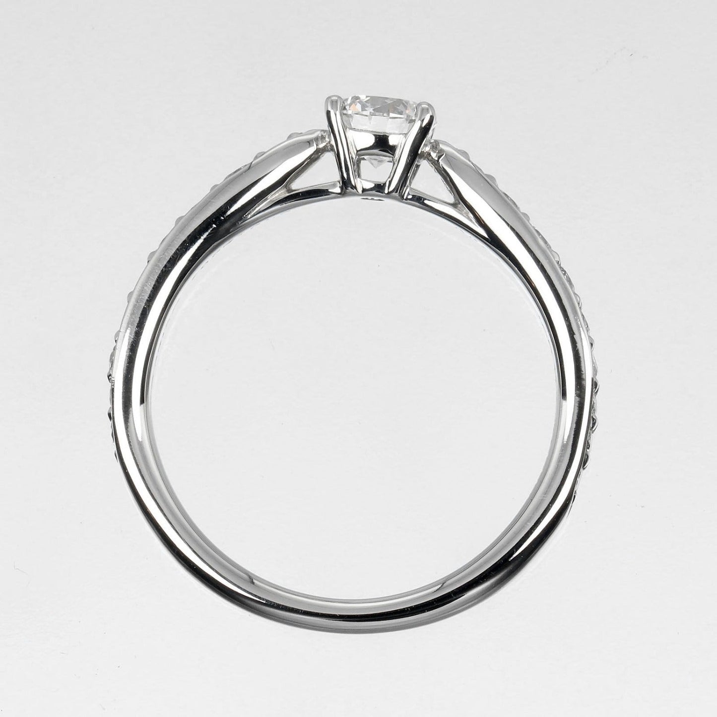 Tiffany&Co. Ring 0.25Ct Vvs2/G/2Ex/Vg Pt950Platinum, Diamond Clear Harmony Engagement Women