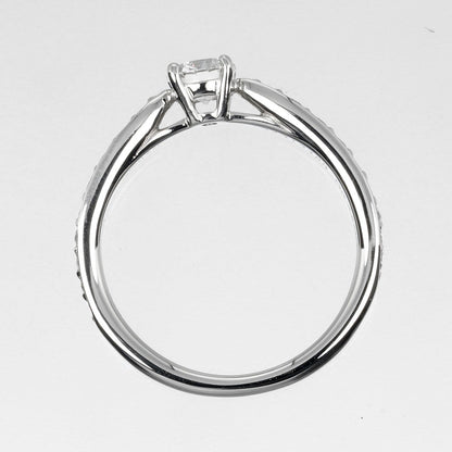 Tiffany&Co. Ring 0.25Ct Vvs2/G/2Ex/Vg Pt950Platinum, Diamond Clear Harmony Engagement Women