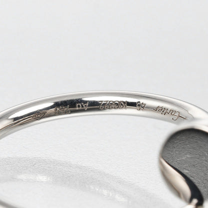 Cartier Ring K18 White Gold Silver Justin Uncle Women 46