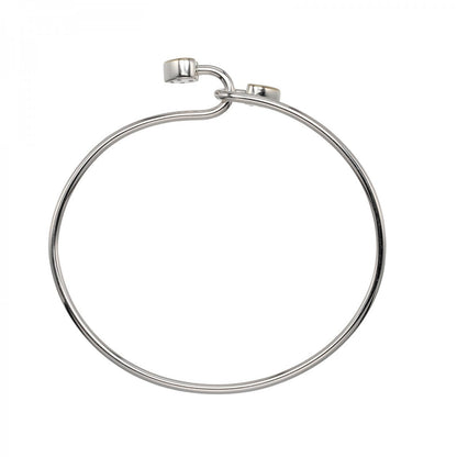Tiffany&Co. Bracelet Silver925, K18 Yellow Gold Silver Double Heart