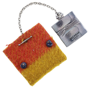 Hermes Charm Metallic Silver Vintage Rocabal Unisex(Unisex)