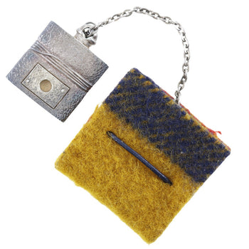 Hermes Charm Metallic Silver Vintage Rocabal Unisex(Unisex)