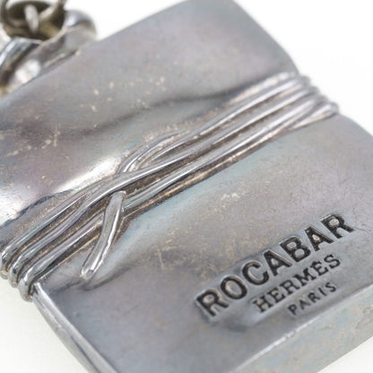 Hermes Charm Metallic Silver Vintage Rocabal Unisex(Unisex)