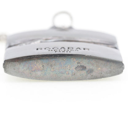 Hermes Charm Metallic Silver Vintage Rocabal Unisex(Unisex)