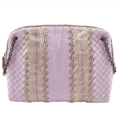 Bottegaveneta Pouch Calf Leather Laventer Intrecciato Women