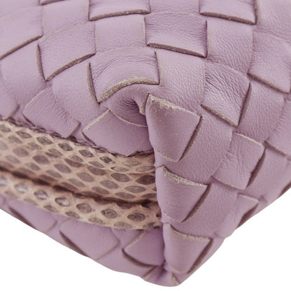 Bottegaveneta Pouch Calf Leather Laventer Intrecciato Women