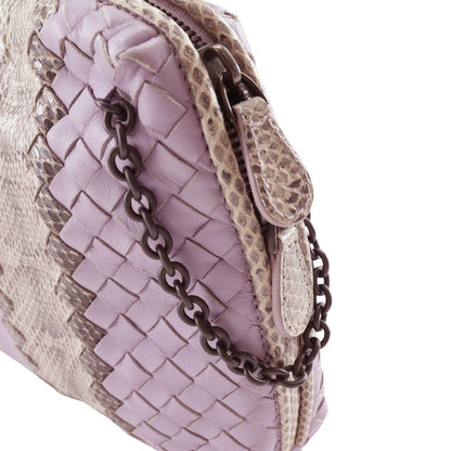 Bottegaveneta Pouch Calf Leather Laventer Intrecciato Women