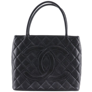 Chanel Tote Bag A01804 Caviar Skin Black Coco Mark Replica Tote Women