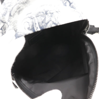 Christian Dior Backpack M6108Sntj Nylon Black / White Toile De Jouy Small Backpack Women
