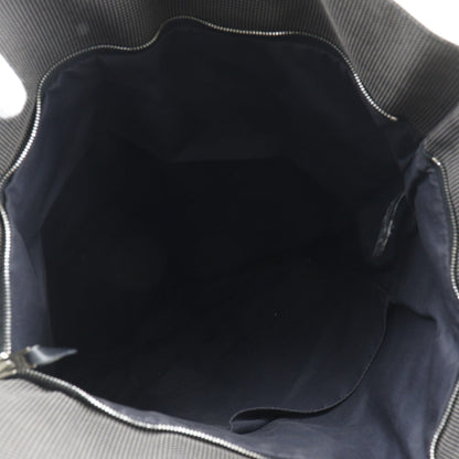 Hermes Handbag Nylon Canvas Gray Tote Bag Her Line Cabas Mens(Unisex)