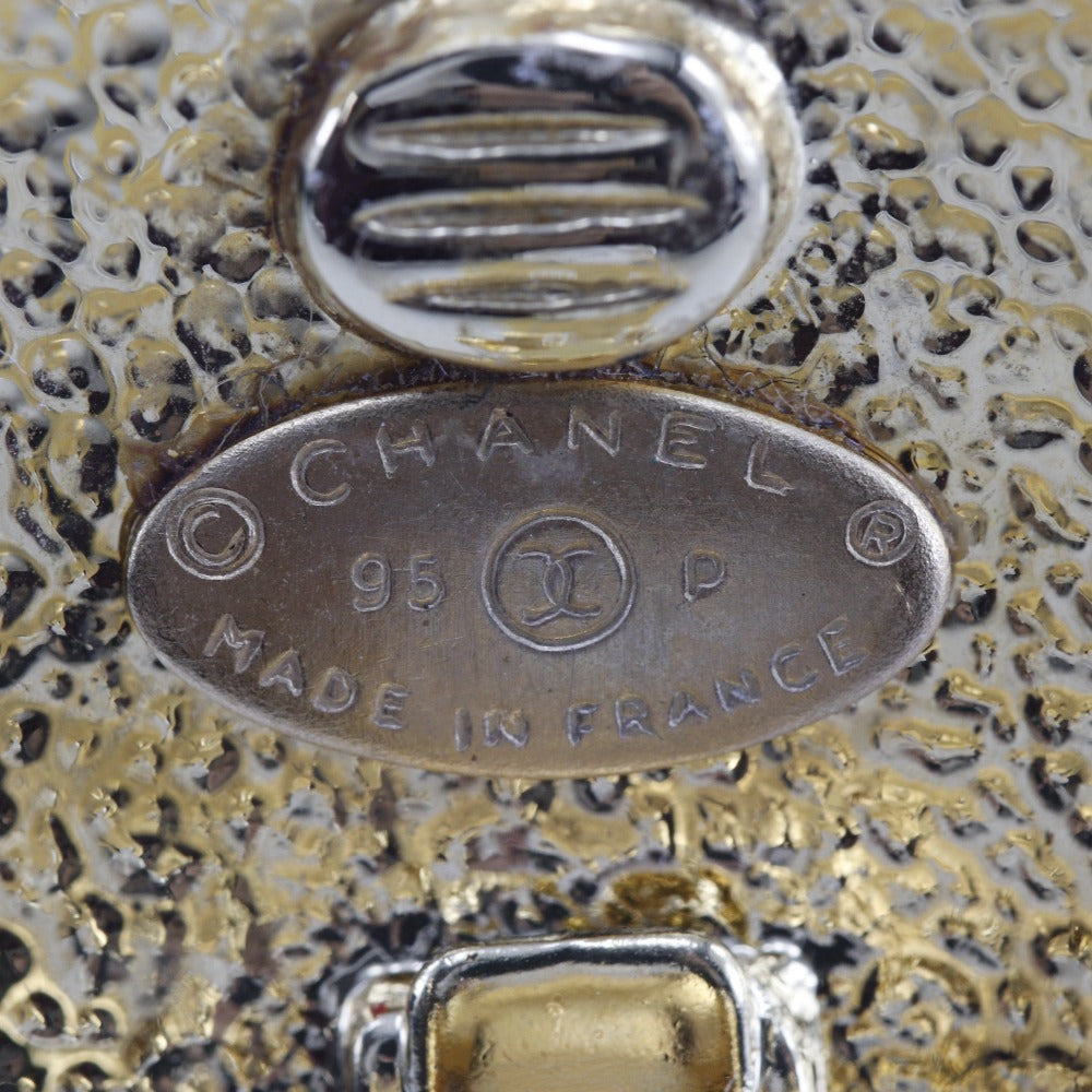 Chanel Earring Plated Gold Gold Vintage Coco Mark Women