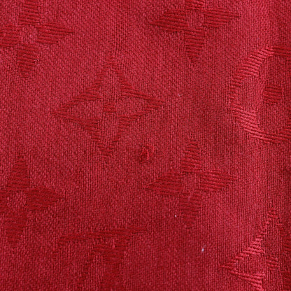 Louis Vuitton Stall M72237 Silk, Wool Red Large Format Stall Shoal Monogram Women