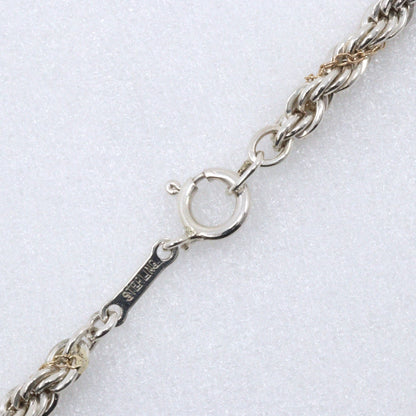 Tiffany&Co. Bracelet Sterling Silver, 18K Yellow Gold Silver Combination Twist Rope