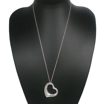 Tiffany&Co. Necklace Silver925 Silver Elsa Peretti Open Heart Large Women