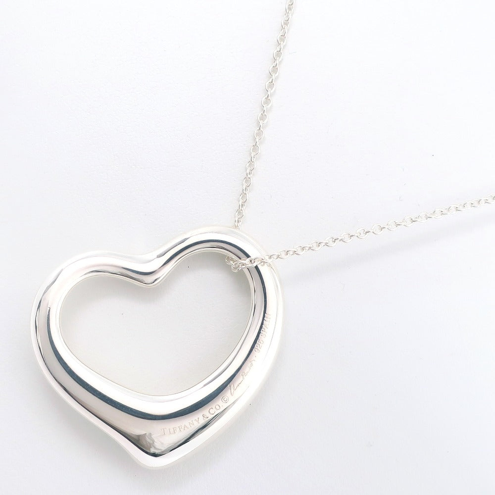Tiffany&Co. Necklace Silver925 Silver Elsa Peretti Open Heart Large Women