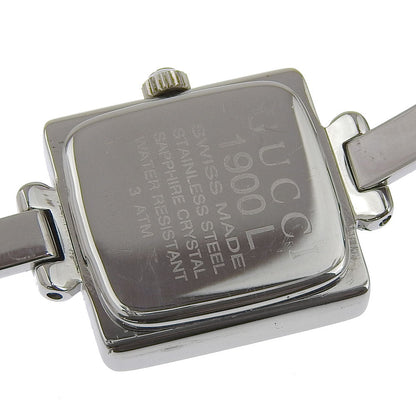 Gucci Watches Quartz 1900L Stainless Steel Silver