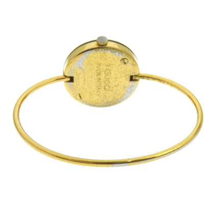 Gucci Watches Quartz Plated Gold Gold Change Bezel White Dial Women
