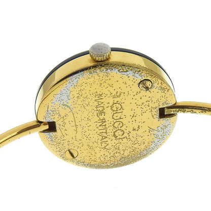Gucci Watches Quartz Plated Gold Gold Change Bezel White Dial Women