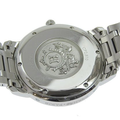 Hermes Watches Mechanical Automatic Cp2.810 Stainless Steel Silver Clipper Gray Dial Mens